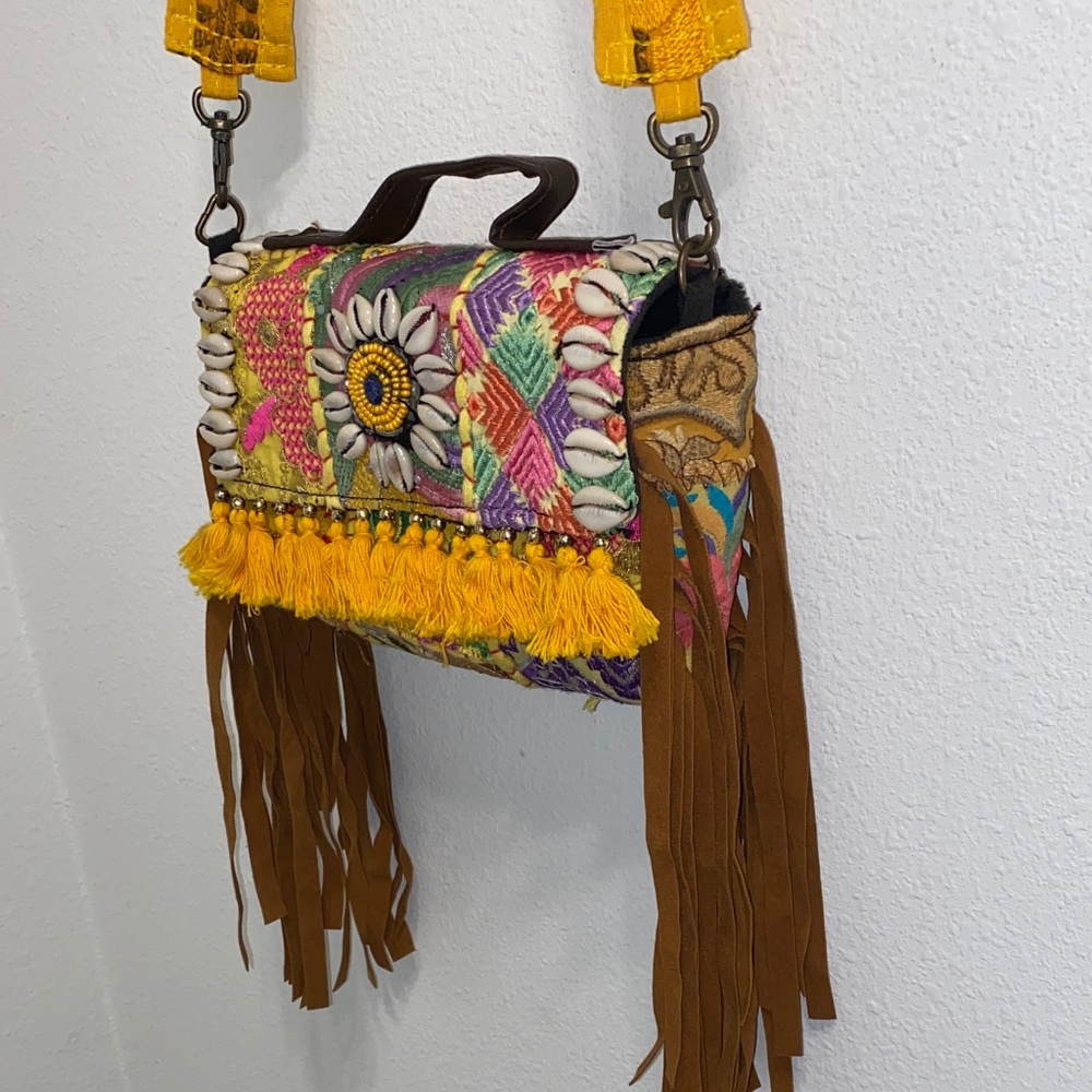 Colorful Bohemian Fringe Bag - Picture 8 of 13